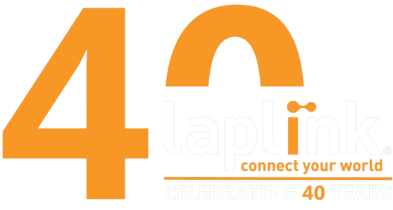 laplink 40 anniversary logo laplink 40 anniversary logo